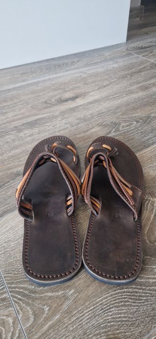 Мъжки чехли от естествена кожа!