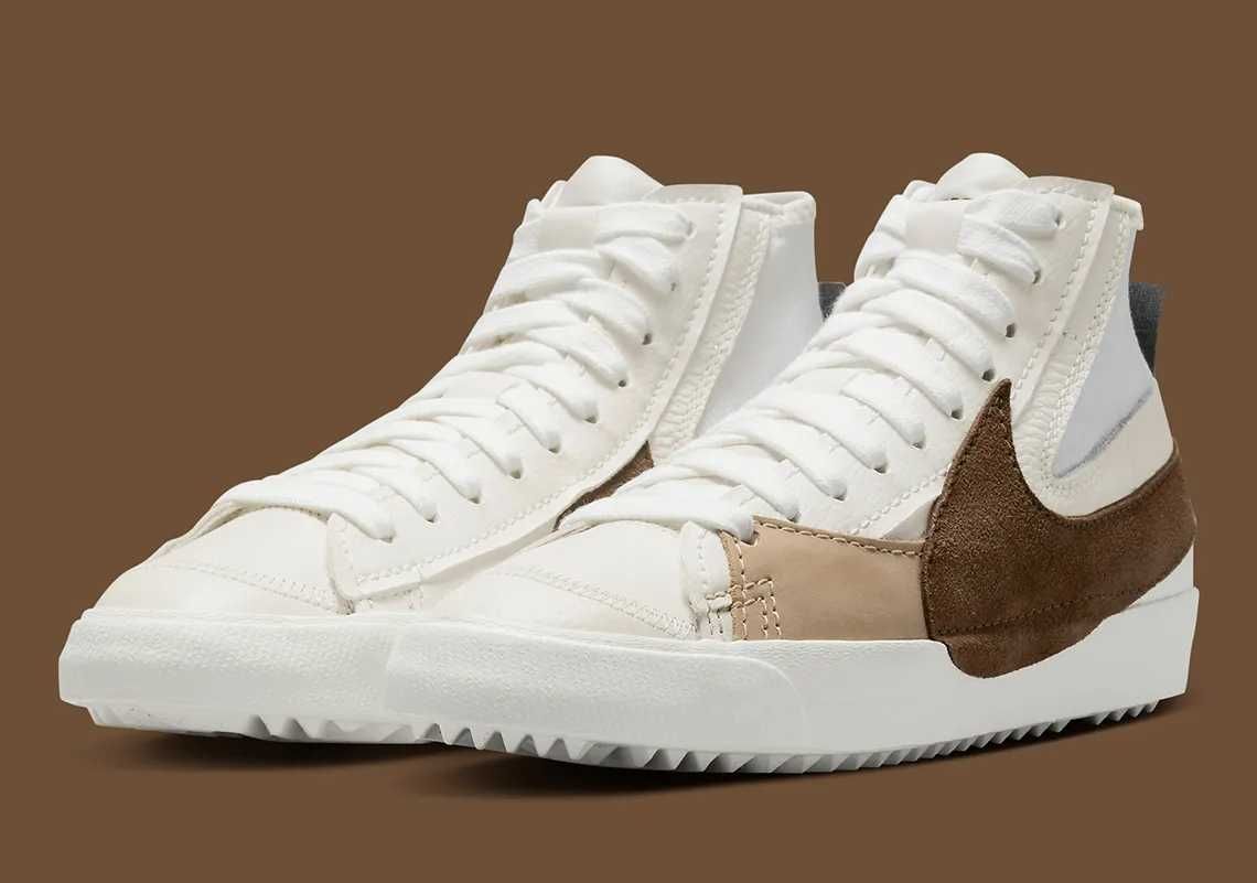 Мъжки маратонки тип кецове NIKE Blazer Mid Jumbo Brown, FB3356-100