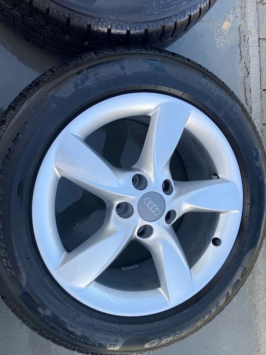 Jante originale Audi 17 cu anvelope de iarna