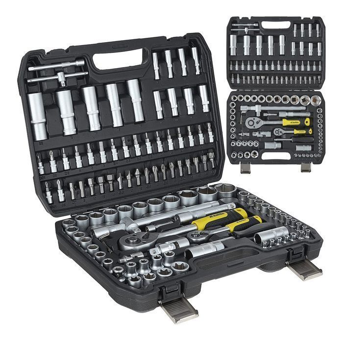 Trusa de scule 108 piese 1/4", 1/2" geko