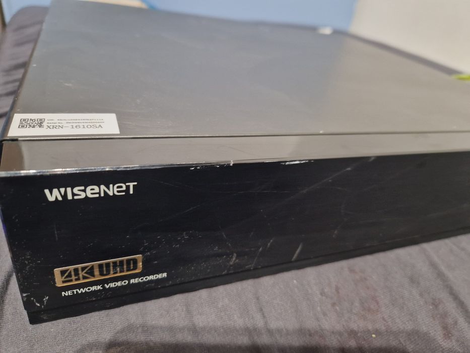 NVR Wisenet 16 canale PoE XRN-1610SA 16 Channel 4K H.265 NVR