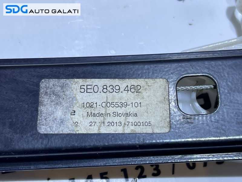 Macara Electrica Usa Portiera Dreapta Spate Skoda Octavia 3 2013 - 2017 Cod 5E0839462
