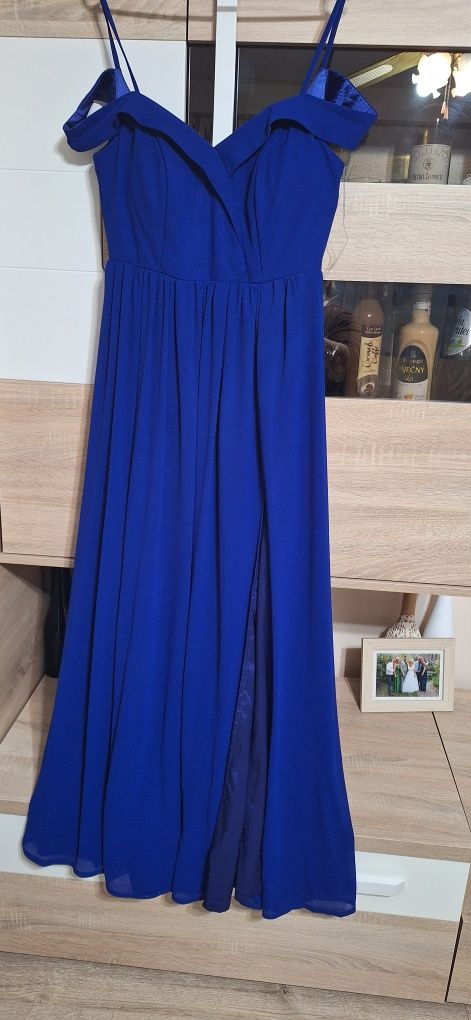 Rochie albastra eleganta