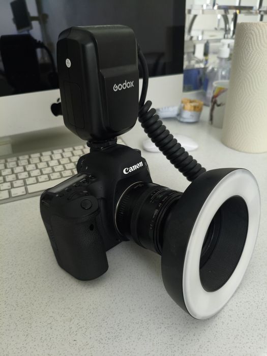 Canon 6 d mark 2 body, Ef  50 Macro obyektiv + vspishka