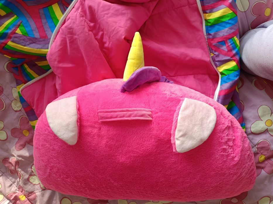 Спален чувал Еднорог плюшен