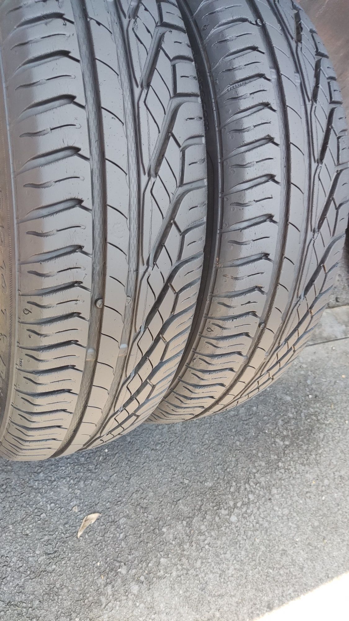 2бр. летни гуми 155/65/14 Uniroyal Rain Sport 
dot21
7mm
Добро състоян