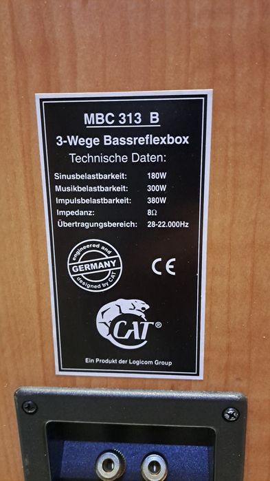 Тонколони  CAT MBC313