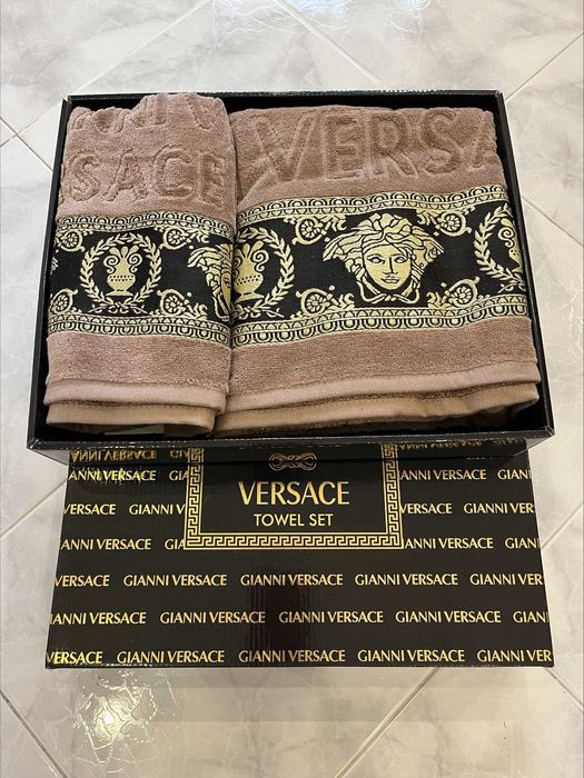 Хавлии за баня , кърпи с кутия Versace , L Vuitton