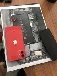 IPhone 12 Red на части - мокрен
