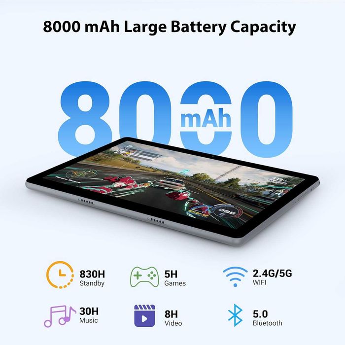 Таблет Iphone FORUSER 10" Android 14 Octa 2.0GHz 5G 36GB RAM 128GB РОМ