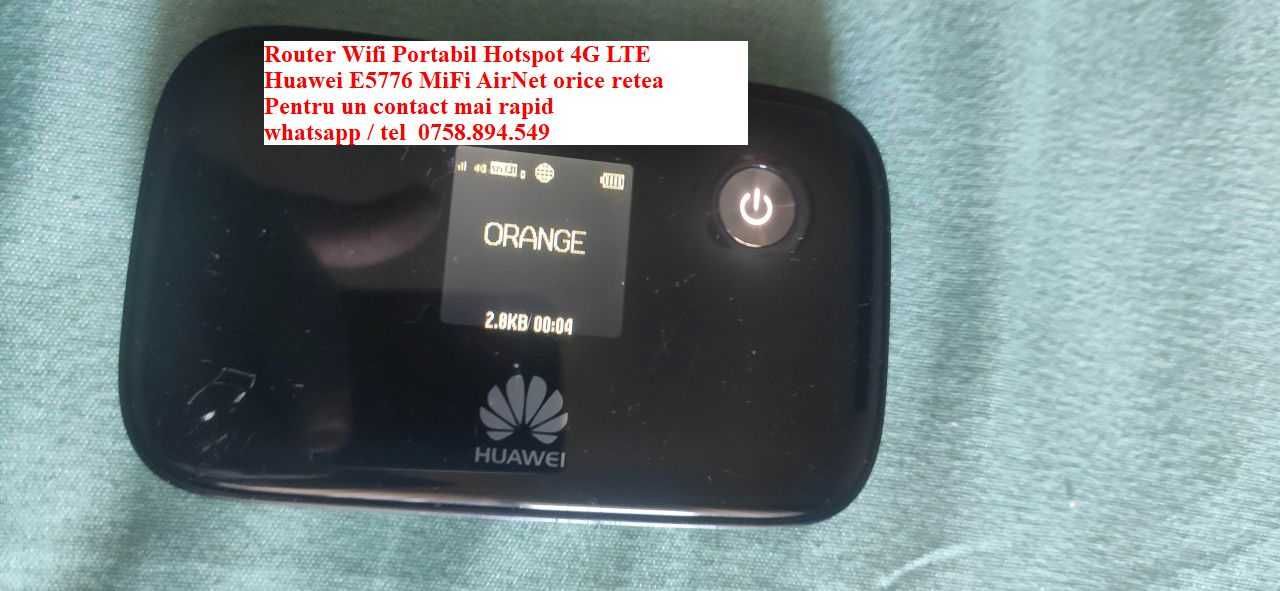 Router Wifi Portabil Hotspot 4G - LTE HuaweiE5776 MiFi AirNet