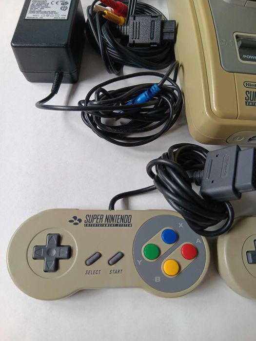 Nintendo SNES, Super Nintendo,consola veche Originala,Vintage,plus joc