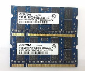 НОВА 4GB DDR2 (2х 2GB DDR2) SODIMM Рам Памети RAM за лаптопи и компютр