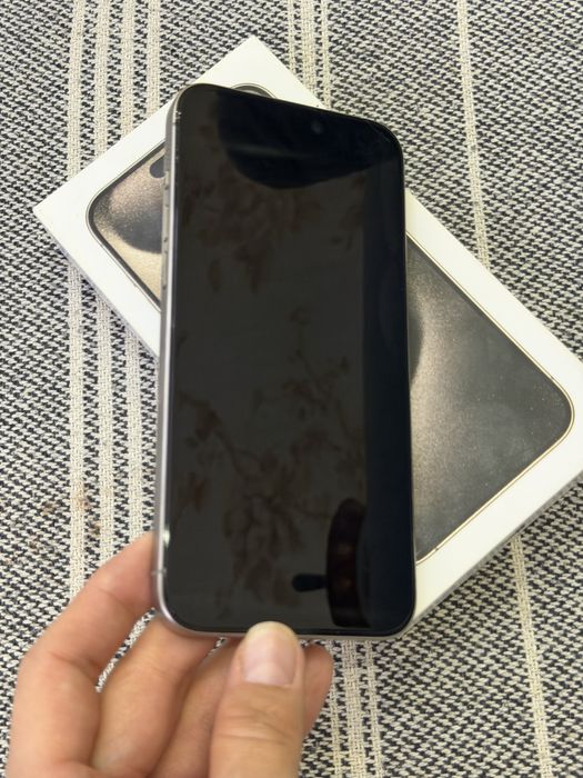 Продается iphone 15 pro max titanium сим+esim в идеальном состояние