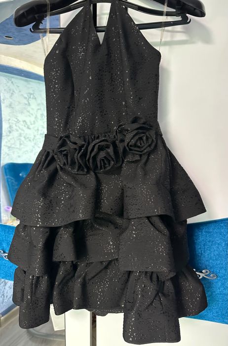 JUNONA черна рокля