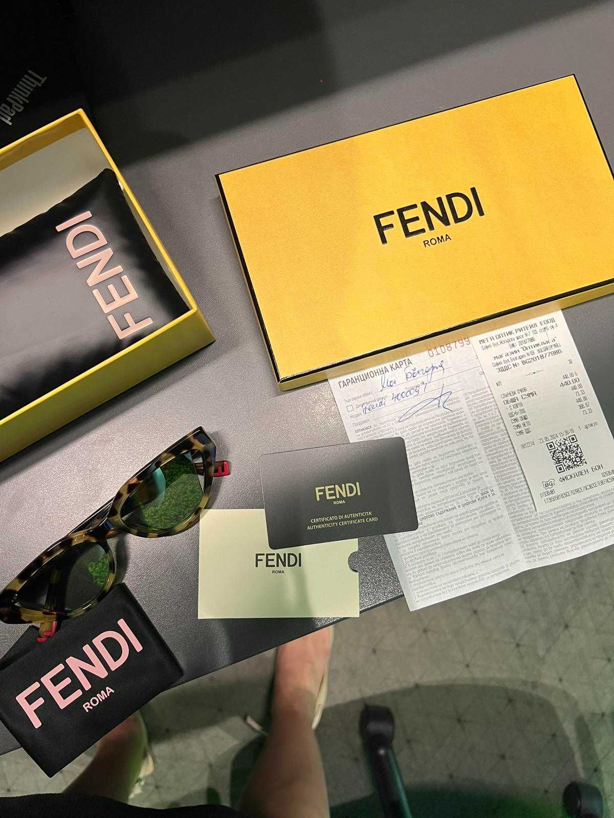 Слънчеви очила Fendi. Оригинален модел FE400009i със сертификат