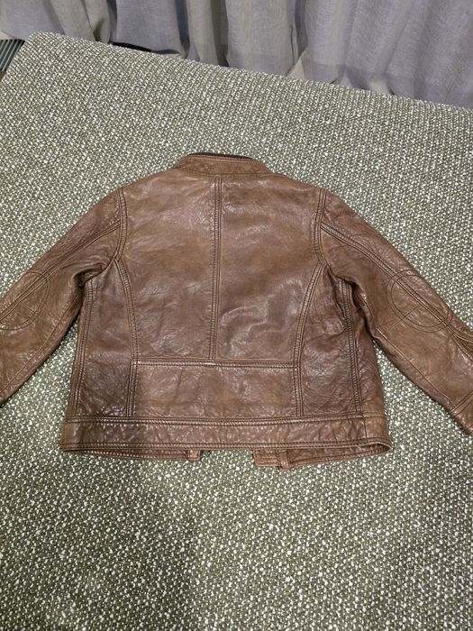 Geaca din piele Massimo Dutti