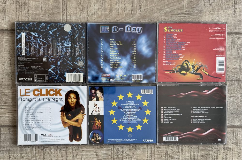 Pachet 19 Eurodance - Le Click/Hoodys/Double You/Unique II/ Alexia