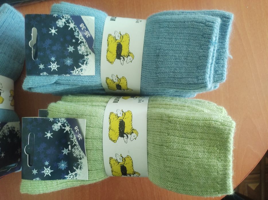 Вълнени плетени чорапи от овча вълна. Къси, 3/4 и ШУШОНИ РАЗПРОДАЖБА