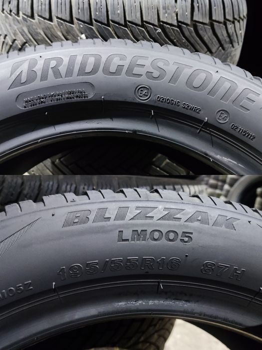 2бр. зимни гуми 195/55/16 Bridgestone Blizzak LM005
6.9mm
dot23
Добро