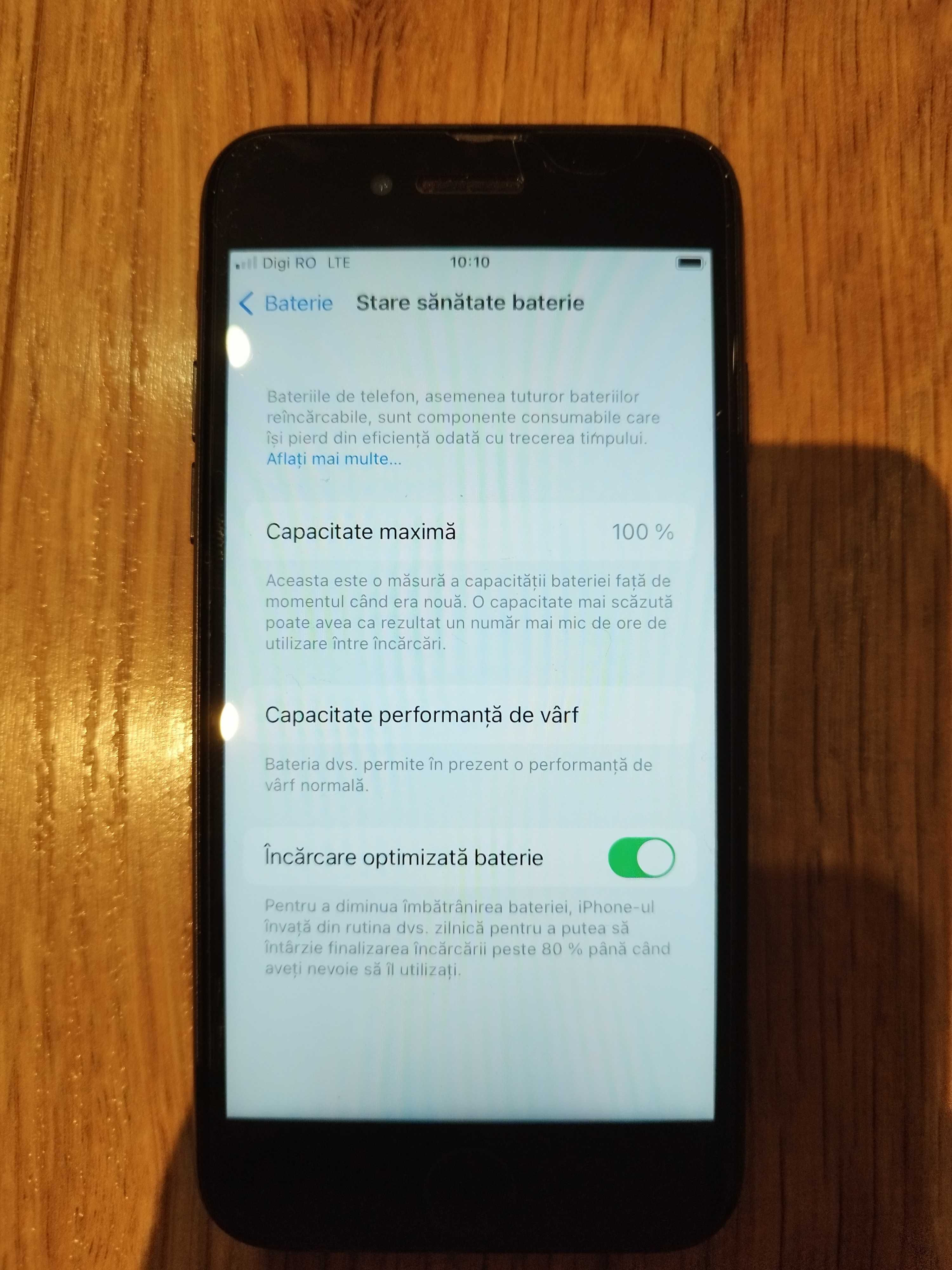 Iphone 7 negru 128 Gb Memorie fara defecte