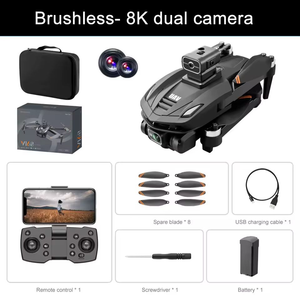 Drone v168 квадрокоптер 8k