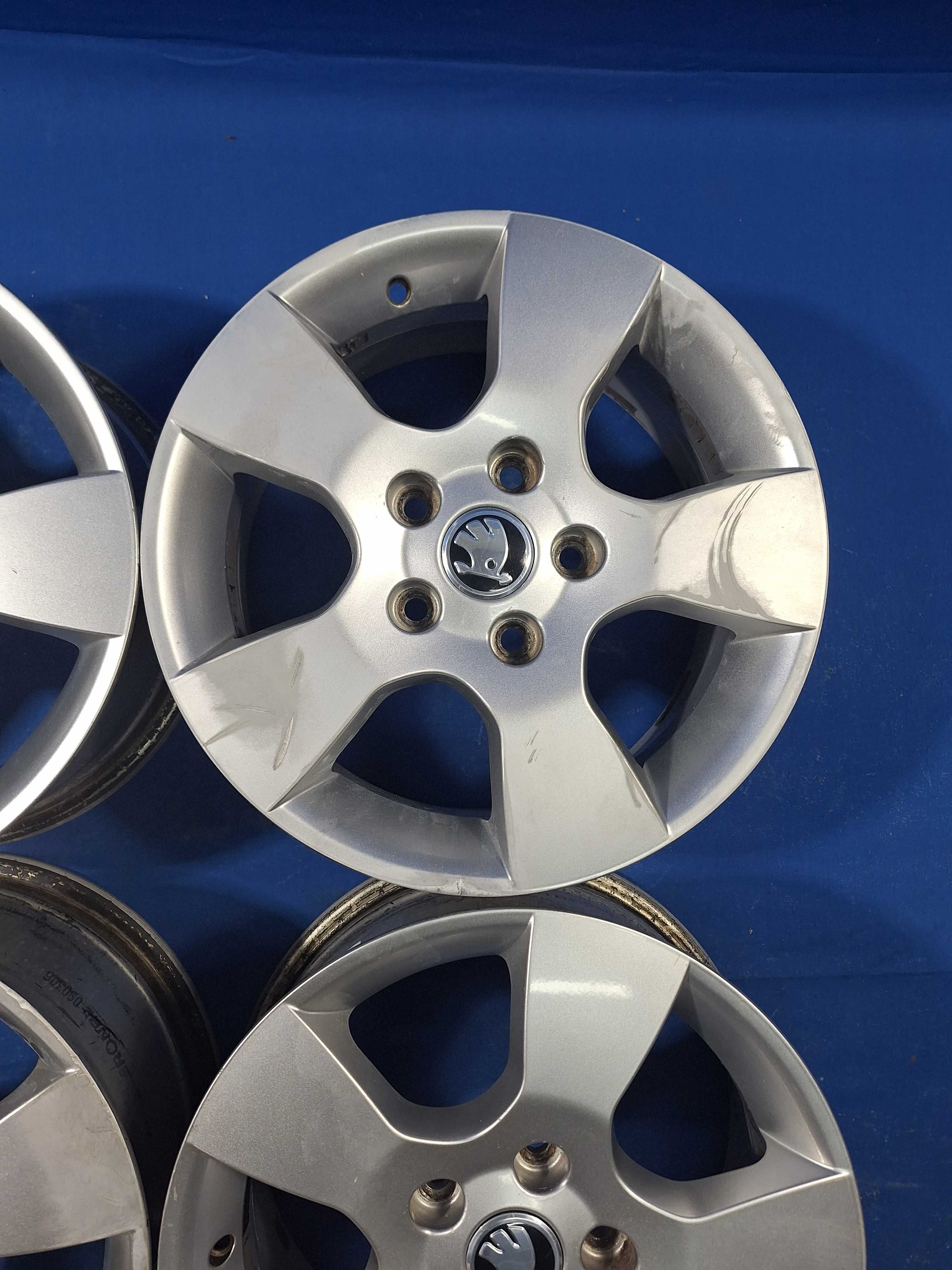 Jante Aliaj 5x112 15'' OEM Skoda Octavia Roometer Yeti 6.5J ET 50