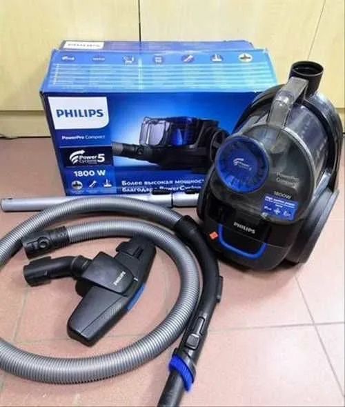 Королевский пылесос Philips FC9350 без мешка для сбора пыли