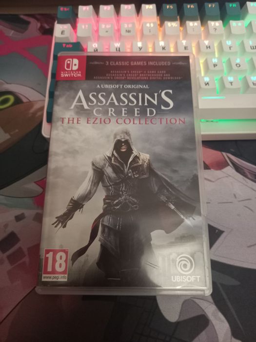 Продаю трилогию Эцио на первый свитч