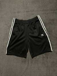 Shorts pantaloni scurti pants Adidas Originals cu capse negri