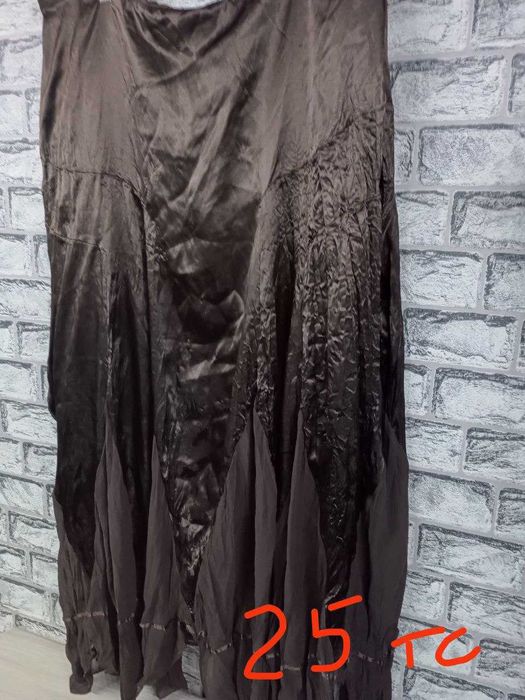 Продается юбка креп шифон 48 размер черная