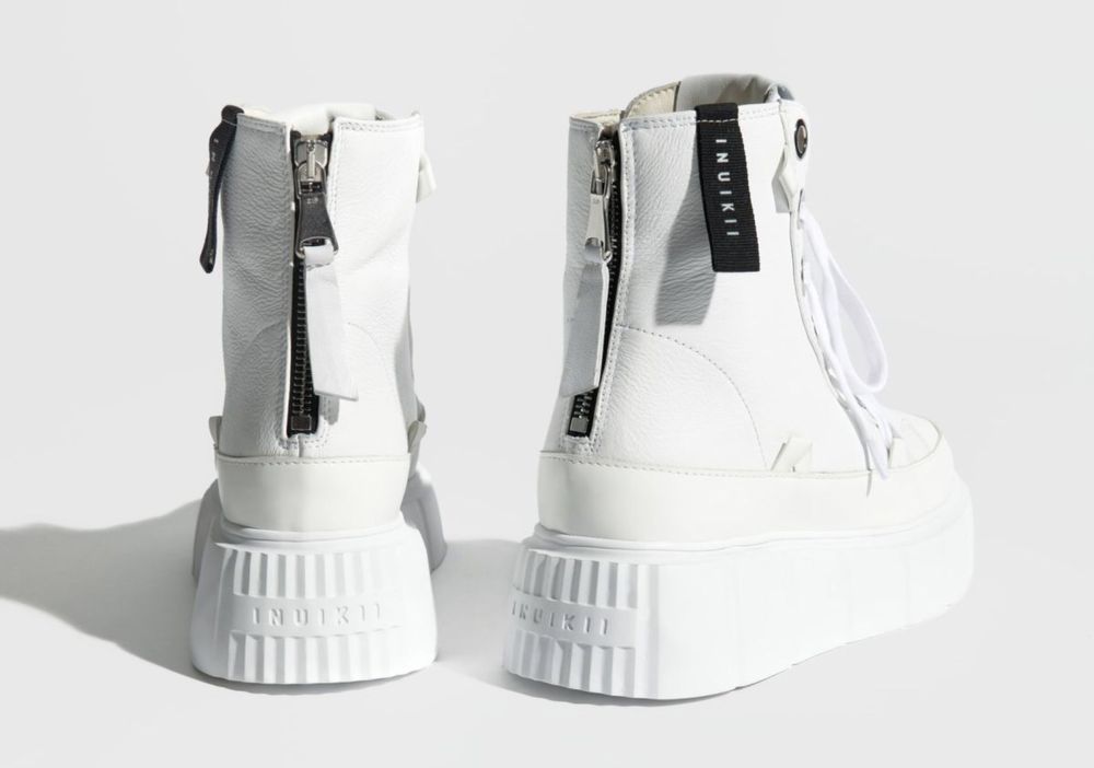 Inuikii Leather Matilda High White ОРИГИНАЛ дамски боти/сникърси 41/26