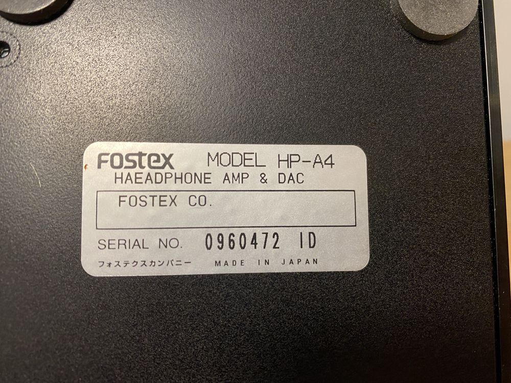 DAC Fostex HP A4 японски