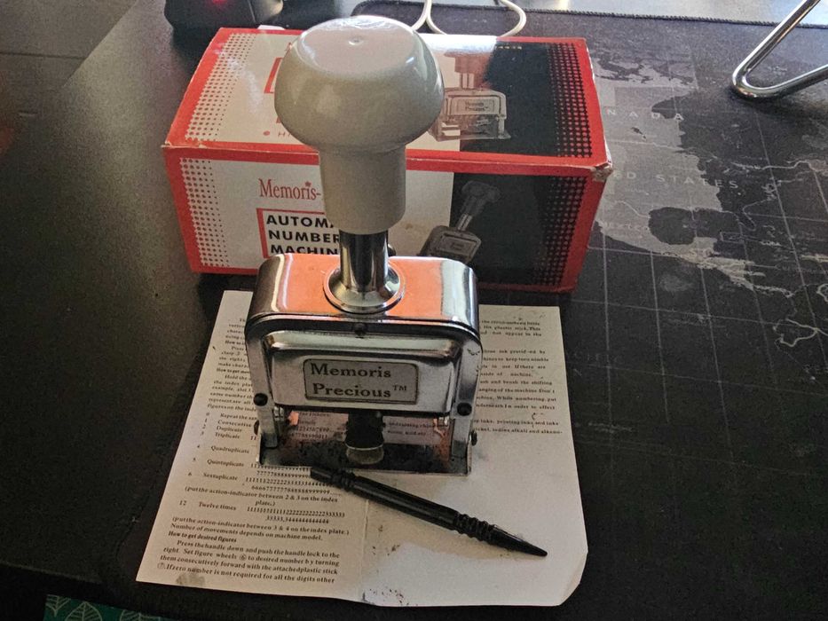 Stampila de numerotare Automatică Memoris- Precious - papetarie