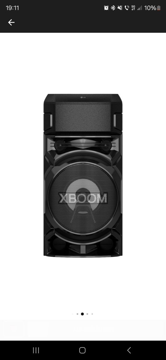 Boxa Sistem audio LG XBOOM RN5, Bluetooth, Dual-USB, Radio FM, Karaoke