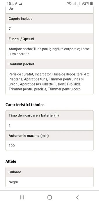 Kit îngrijire 9în1 BRAUN MGK 5080,complet lavabil,negru