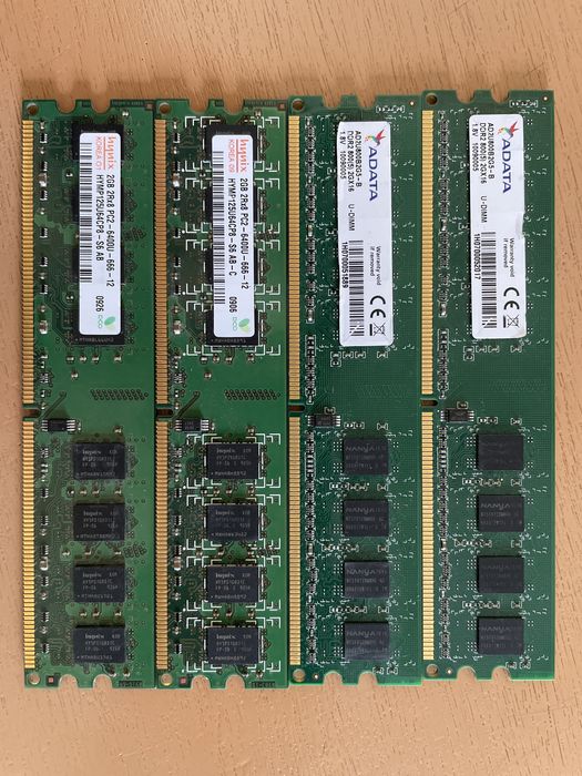 DDR 2 RAM памет - 2 GB - 2бр. Adata са продадени!