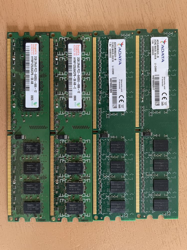 DDR 2 RAM памет - 2 GB - 4бр.