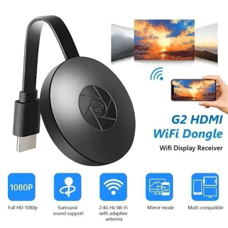 Smart устройство Google Chromecast, за безжично свързване на телевизор