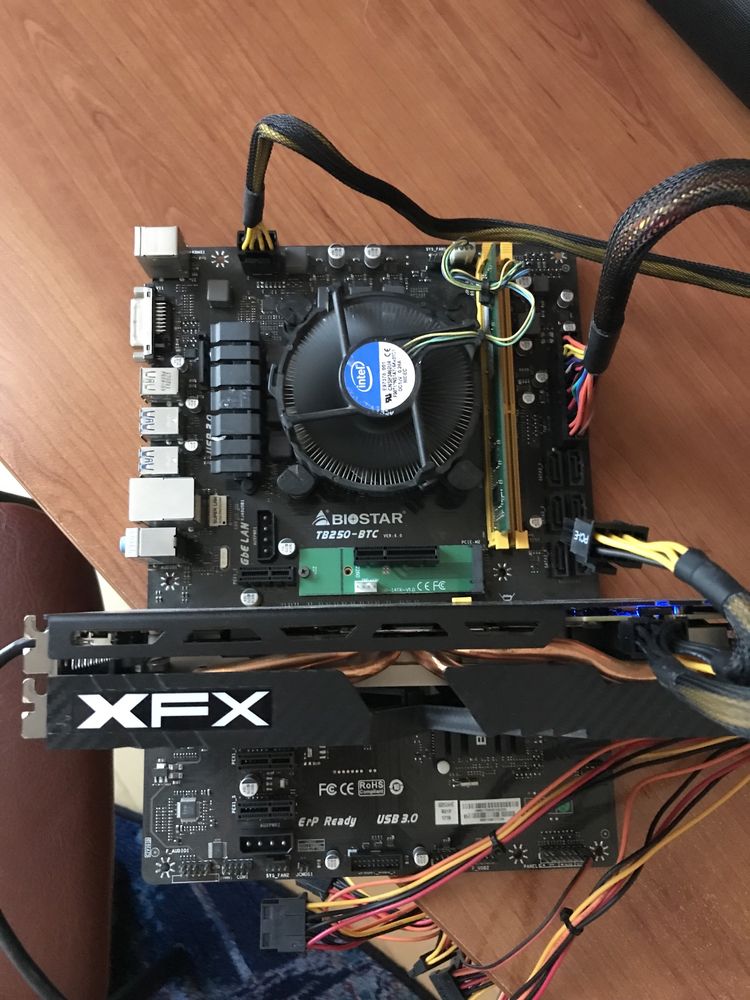 Placa de baza complet procesor cooler rami