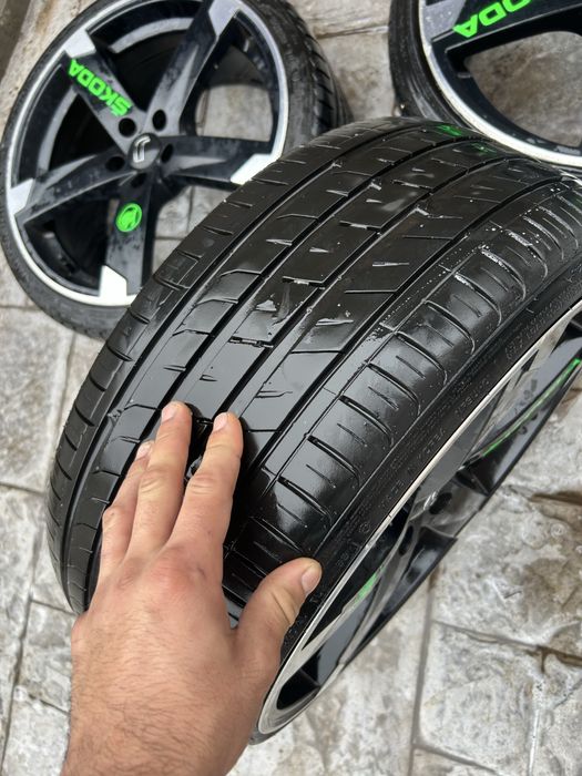 Vand jante r18 5x112 + anvelope de vara