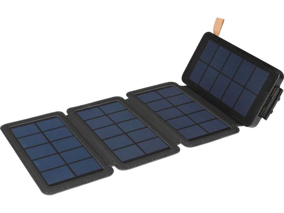 Baterie Externa Pliabila 20000mAh cu 4 Panouri Solare, Incarcare USB