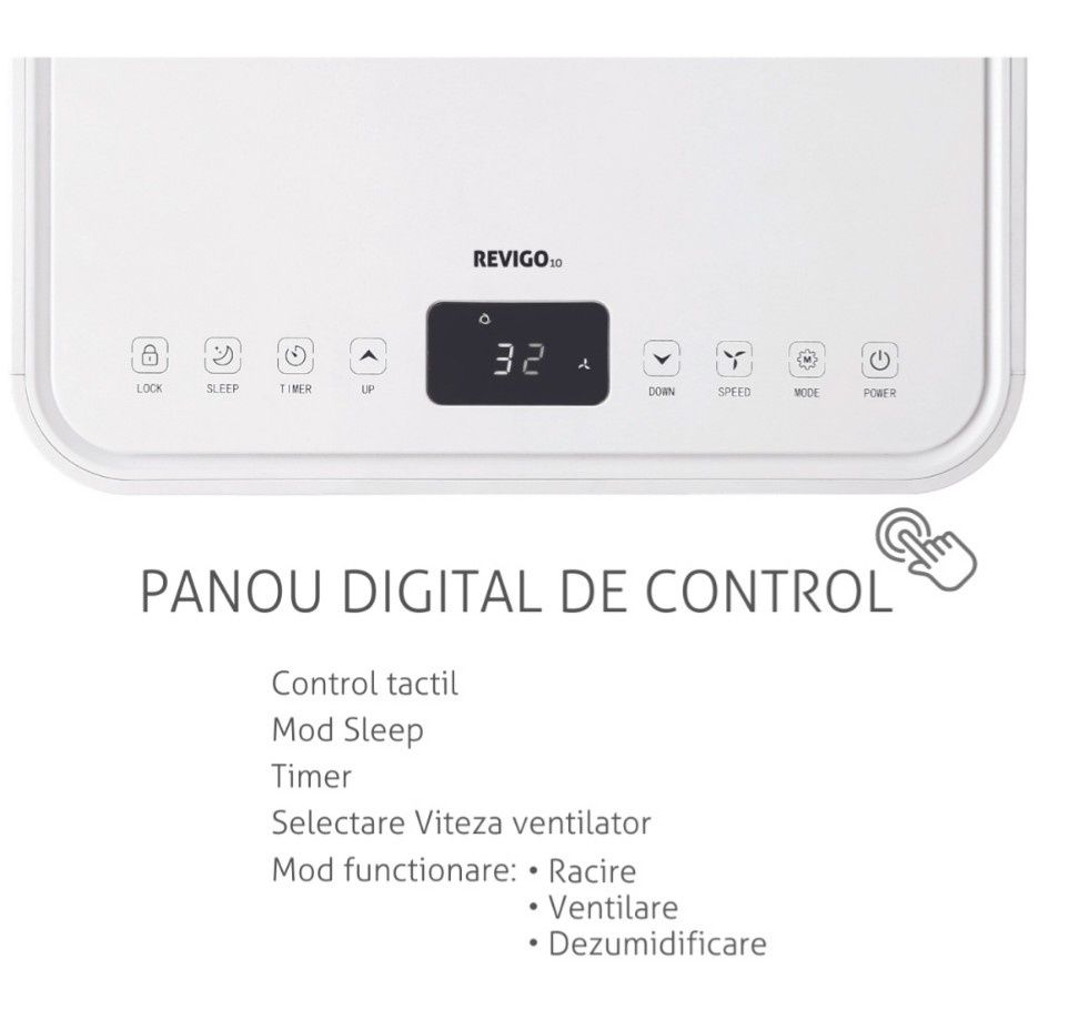 Clima portabilă de 10000 Btu .