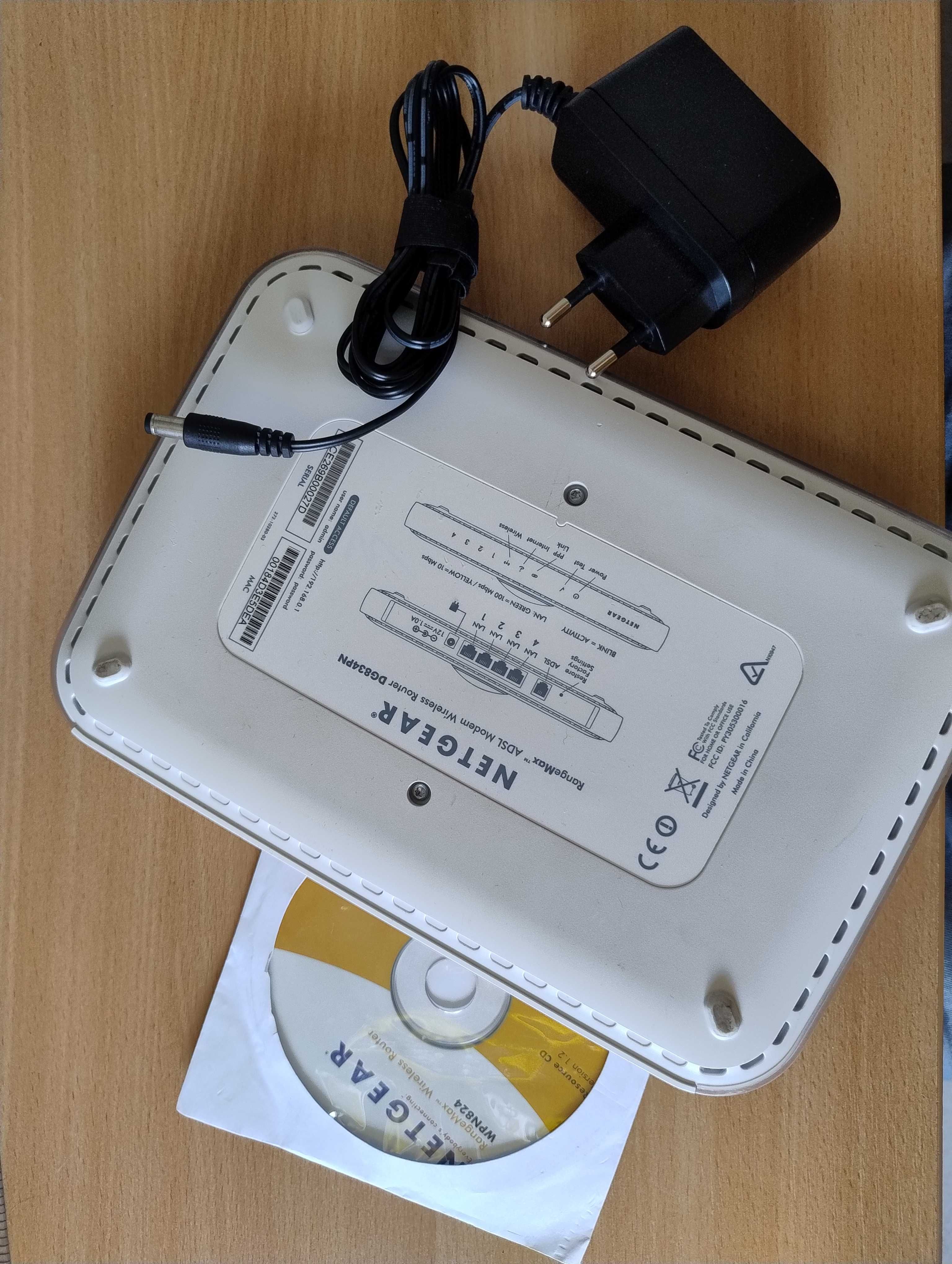 Netgear wireless router DG834PN