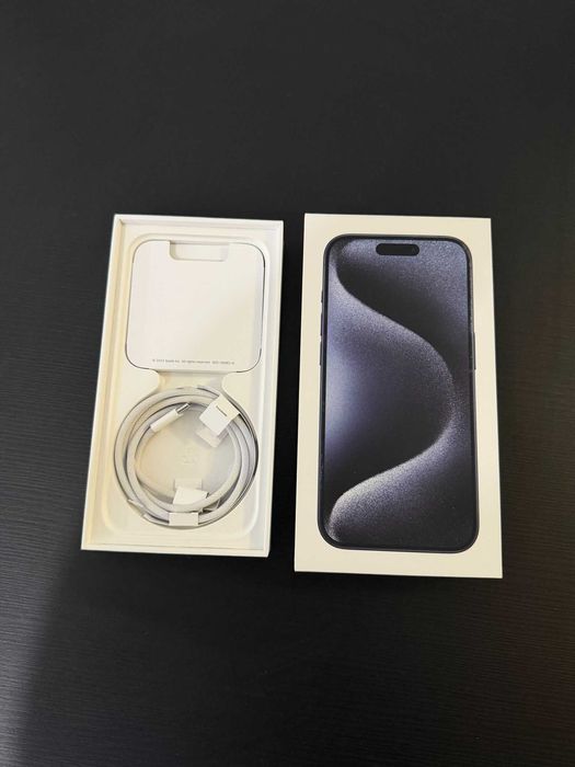 iPhone 15 Pro Blue Titanium 128GB, 90% Батерия