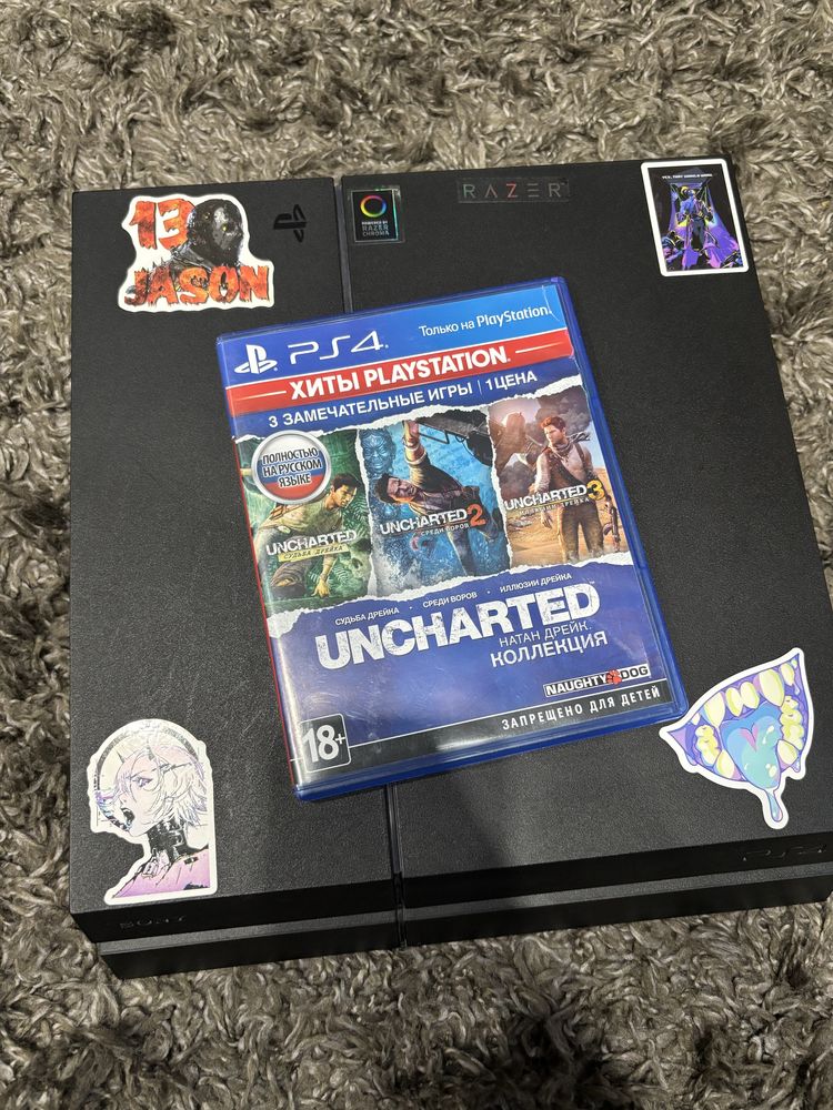 Продам PS 4  fat с дисками