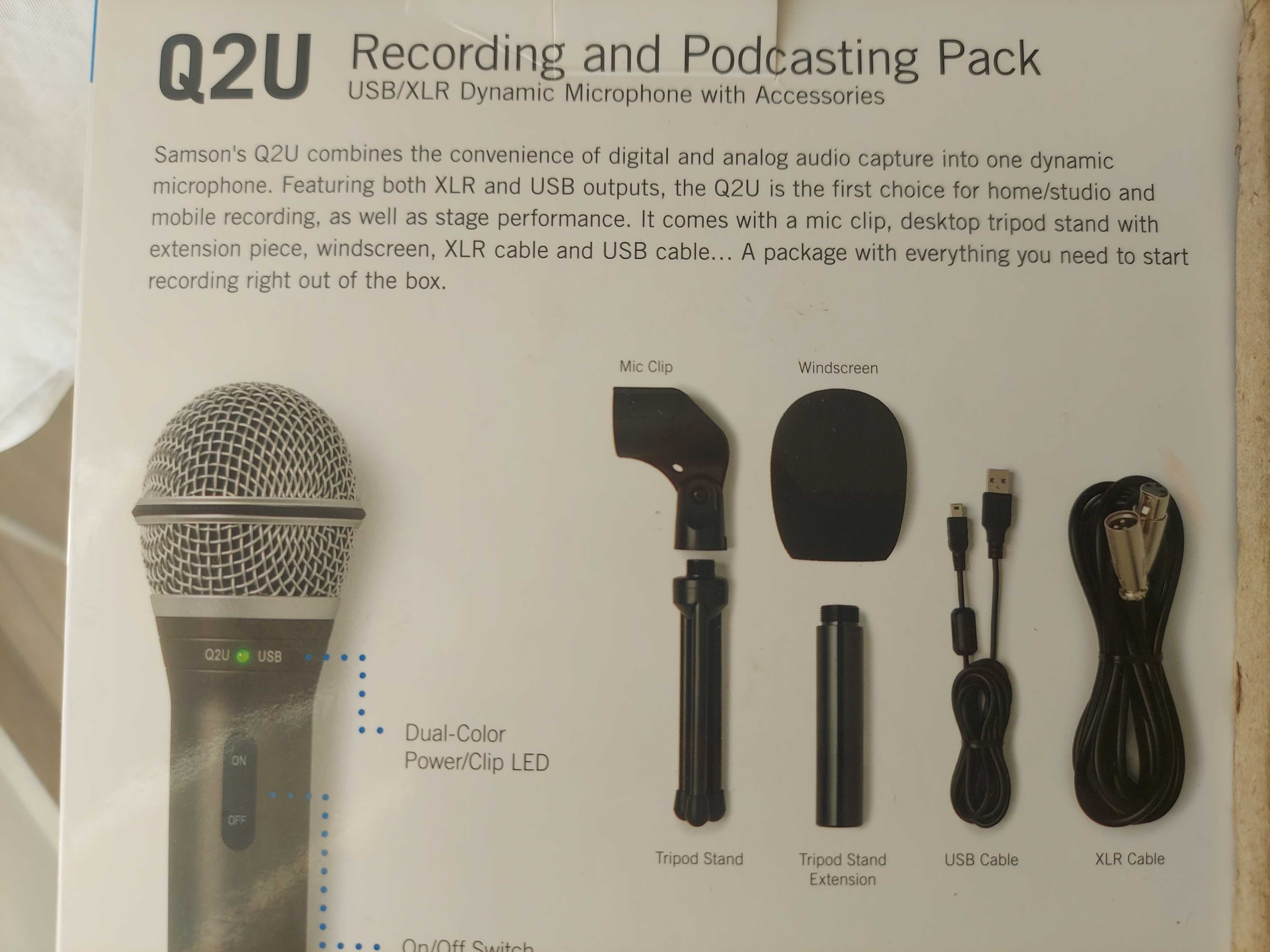 Samson Q2U USB/XLR Динамичен Микрофон