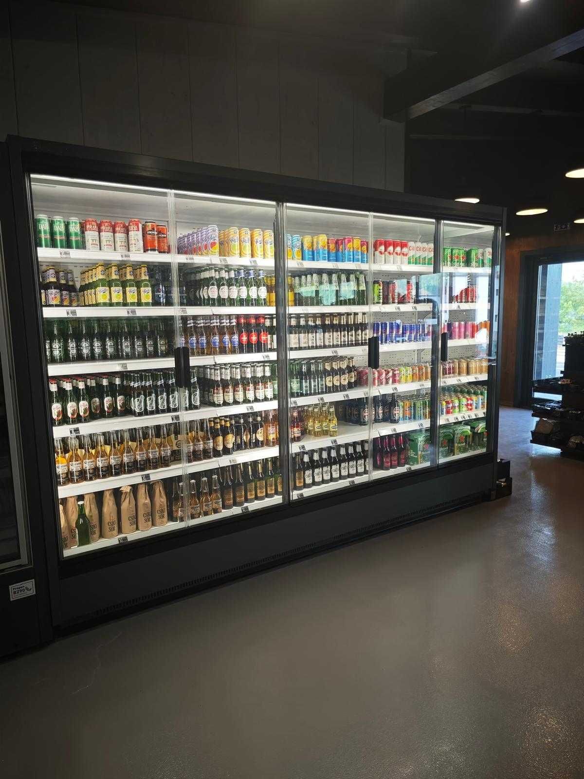 Vitrina verticala refrigerare TAIGA - fara agregat/ 5 usi - 321 cm/NOU