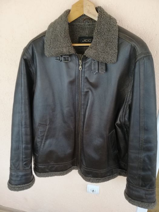Geaca piele bărbati Aviator JCC mărimea xxl