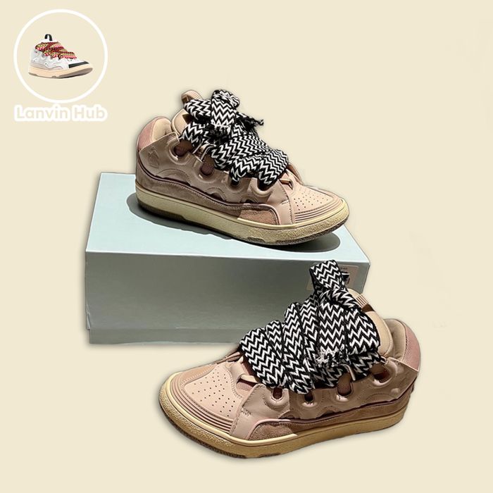 Lanvin Curb Sneakers Pink